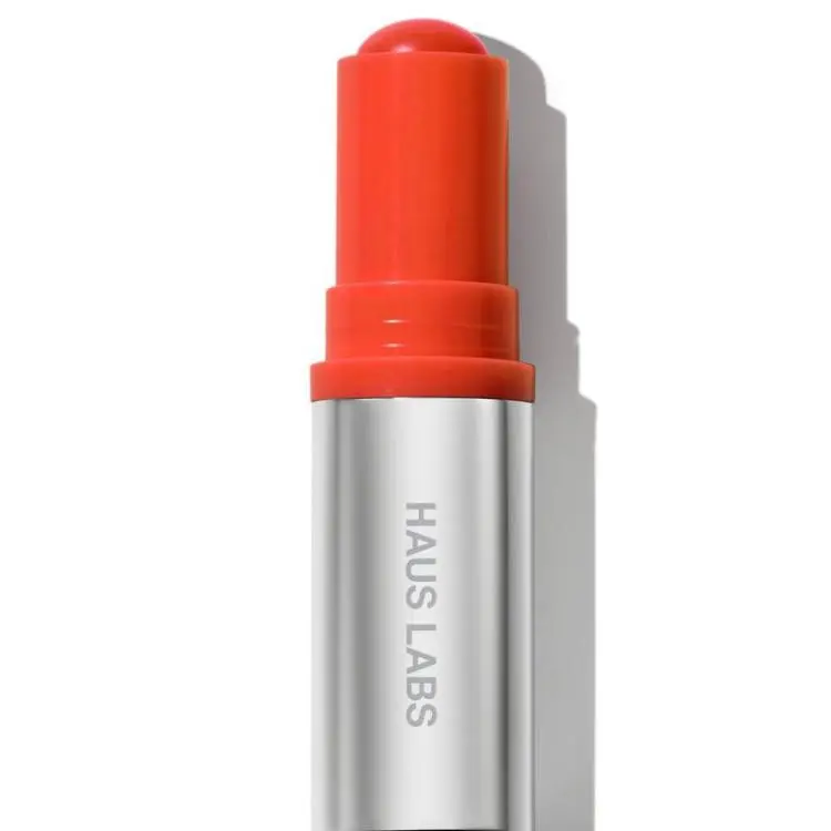 Haus Labs Glassy Blush Balm in Glassy Tangelo - Perfect for Enhancing Your Natural Glow Makeup Radiance