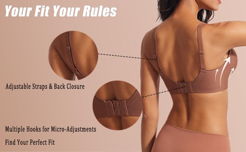 FS 1/2/3/4PCS Jelly Wireless Push-Up Bralette – Seamless Deep V, T-Shirt Style, Ultra-Soft, Wire-Free, Adjustable Straps, Breathable Comfort, Everyday, Home, Travel, Gym, Sleep, Layering FS 1/2/3/4PCS Jelly Wireless Push-Up Bralette – Seamless Deep V, T-Shirt Style, Ultra-Soft, Wire-Free, Adjustable Straps, Breathable Comfort, Everyday, Home, Travel, Gym, Sleep, Layering