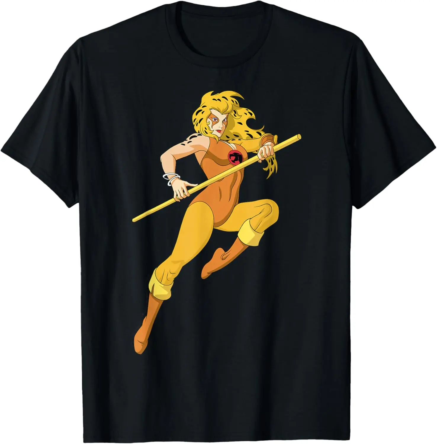 Thundercats Cheetara Retro Anime Graphic T-Shirt | Vintage 80s Cartoon Streetwear Tee | Women Heroine Aesthetic Fan Shirt | Unisex Casual Anime Fashion Top | Y2K Retro Pop Culture Tee