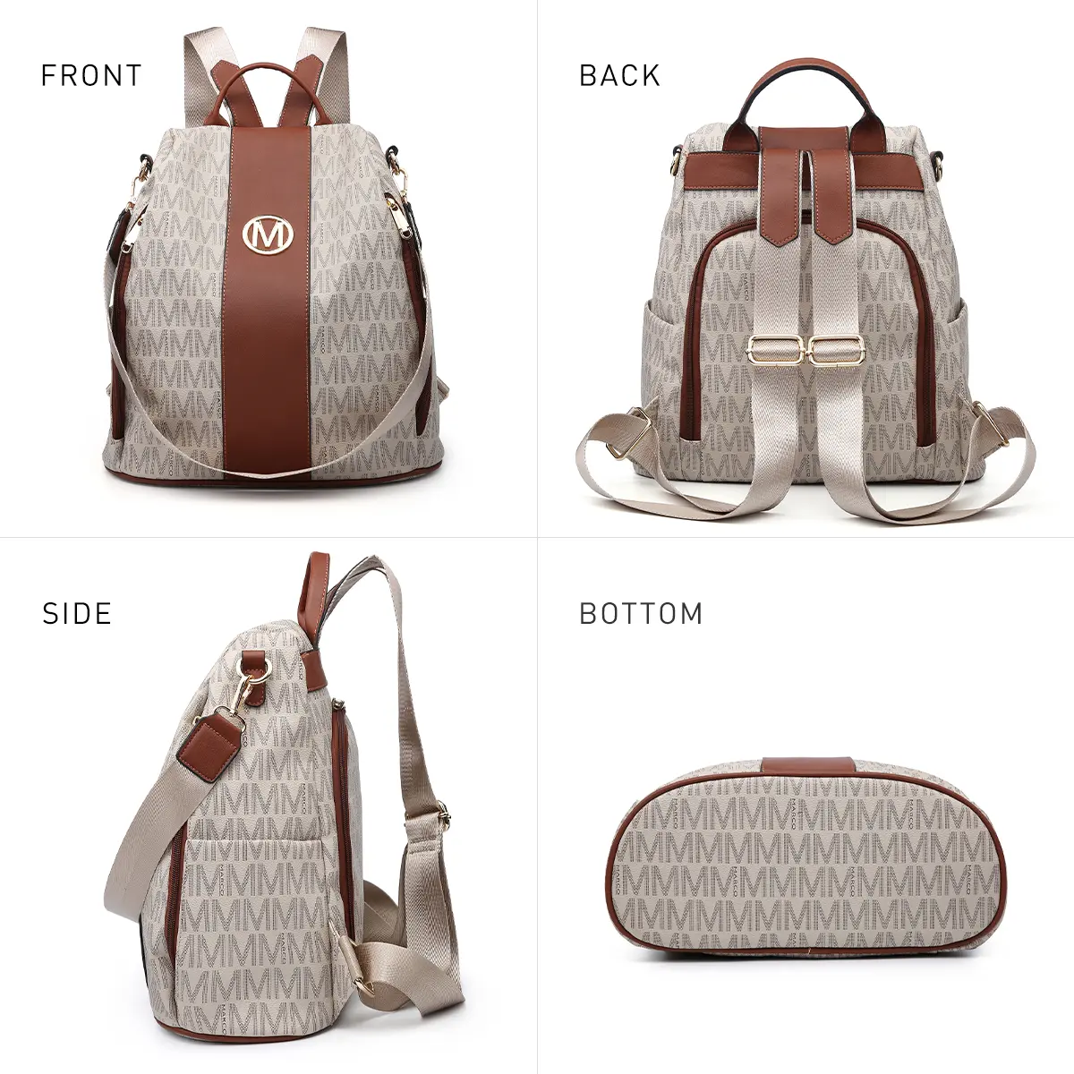MKP COLLECTION Women Fashion Backpack Purse Multi Pockets  display picture 1
