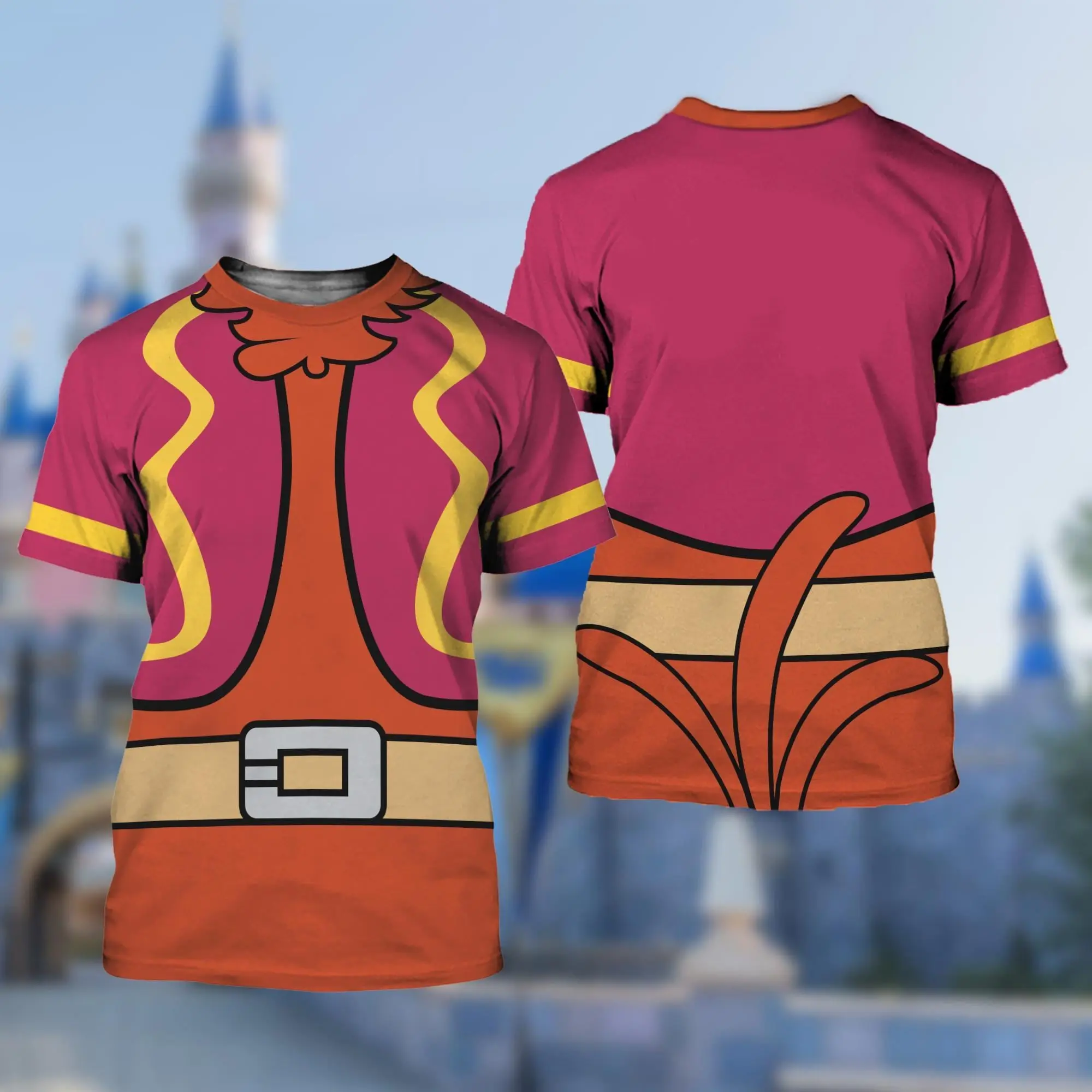 Pistoles Costume T-Shirt, 3 Caballeros Halloween Cosplay Tee, Panchito Cosplay Costume Tee, Halloween Shirt