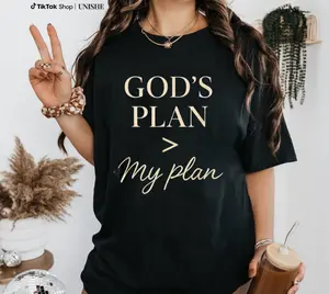Inspirational God’s Plan T-Shirt – Unisex Graphic Tee for Men & Women