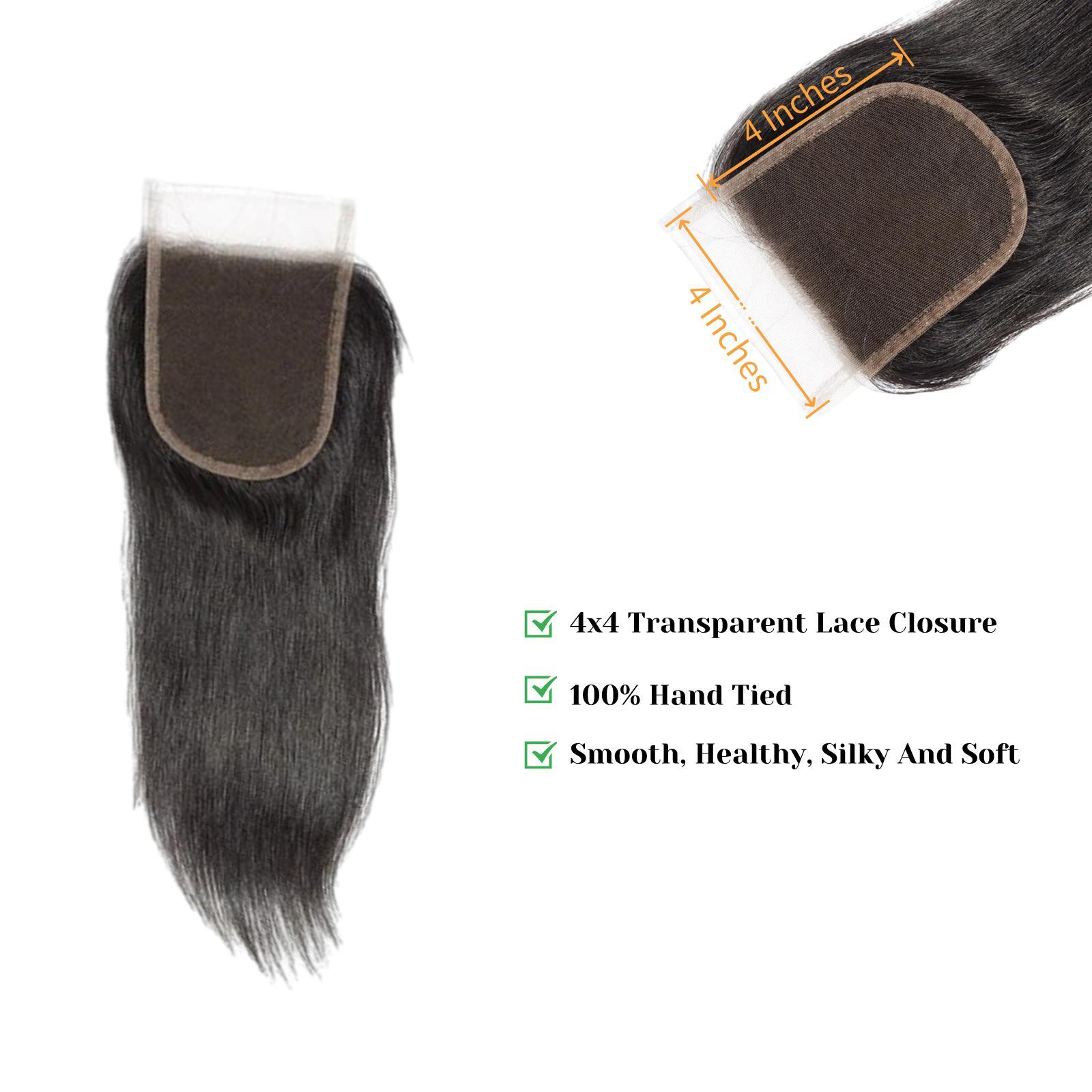 [Ashine] 10-30 inches Salon Quality Brazilian Virgin Bundles 100% Human Hair Straight/Body Wave/Deep Wave/Deep Curly Wigs Natural Color