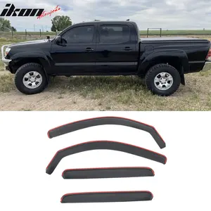 Window Visors Rain Shade for Toyota Tacoma Double Cab 2005-2015 In-Channel