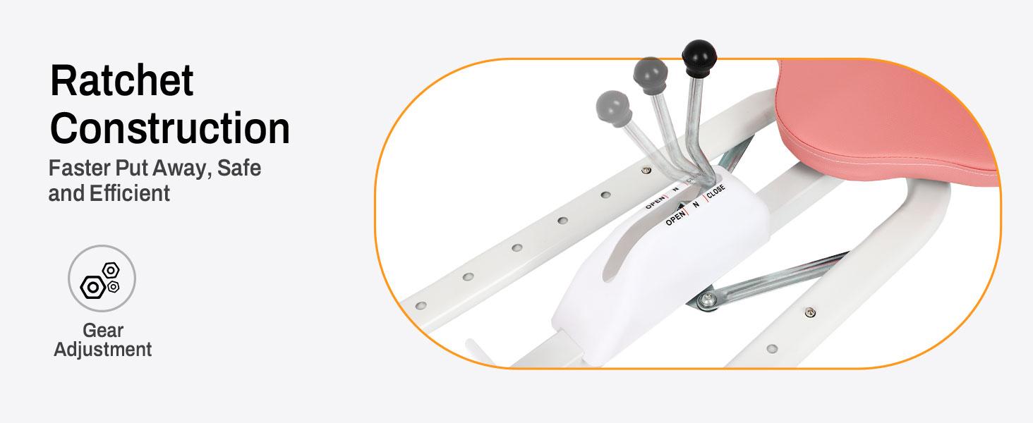 Split Machine, Leg Stretcher Split Machine for Flexibility, Splits Adjustable 0-180° Leg Split Stretching Machine for Ballet, Yoga, Dance, Gymnastics Training Equipment, Silent Wheels, 330lbs Capacity
