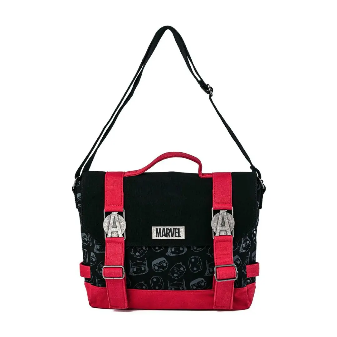 Men's Pop! by Loungefly Marvel Avengers Stylish Crossbody Shoulder Messenger Bag for Luggage & Bags Use, Stylish Crossbody Bags