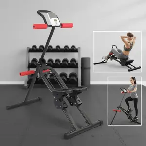 Adjustable Vertical Climber & Stair Stepper for Full-Body Workout – Compact Home Cardio Machine with LCD Display, Handlebars, Oversized Pedal, and 3 Workout Modes, Ideal for Men & Women