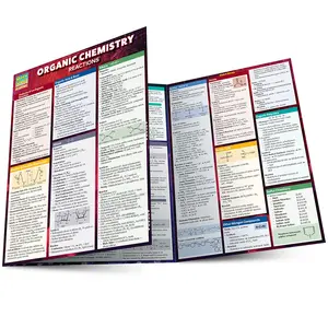 QuickStudy | Organic Chemistry Reactions Laminated Study Guide