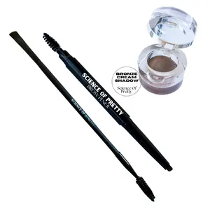 Smokey Eye Bundle | Science of Pretty | Brow Pencil, Bronze Cream Shadow, Eye Brush Makeup