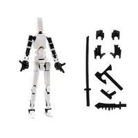 Assembly-Required Dummy Titan T13 Articulated Action Figure Multi-Jointed Movable Lucky Action Figure Multi-Articular Desktop Decoration Creative Gift Craft Model Toy Set