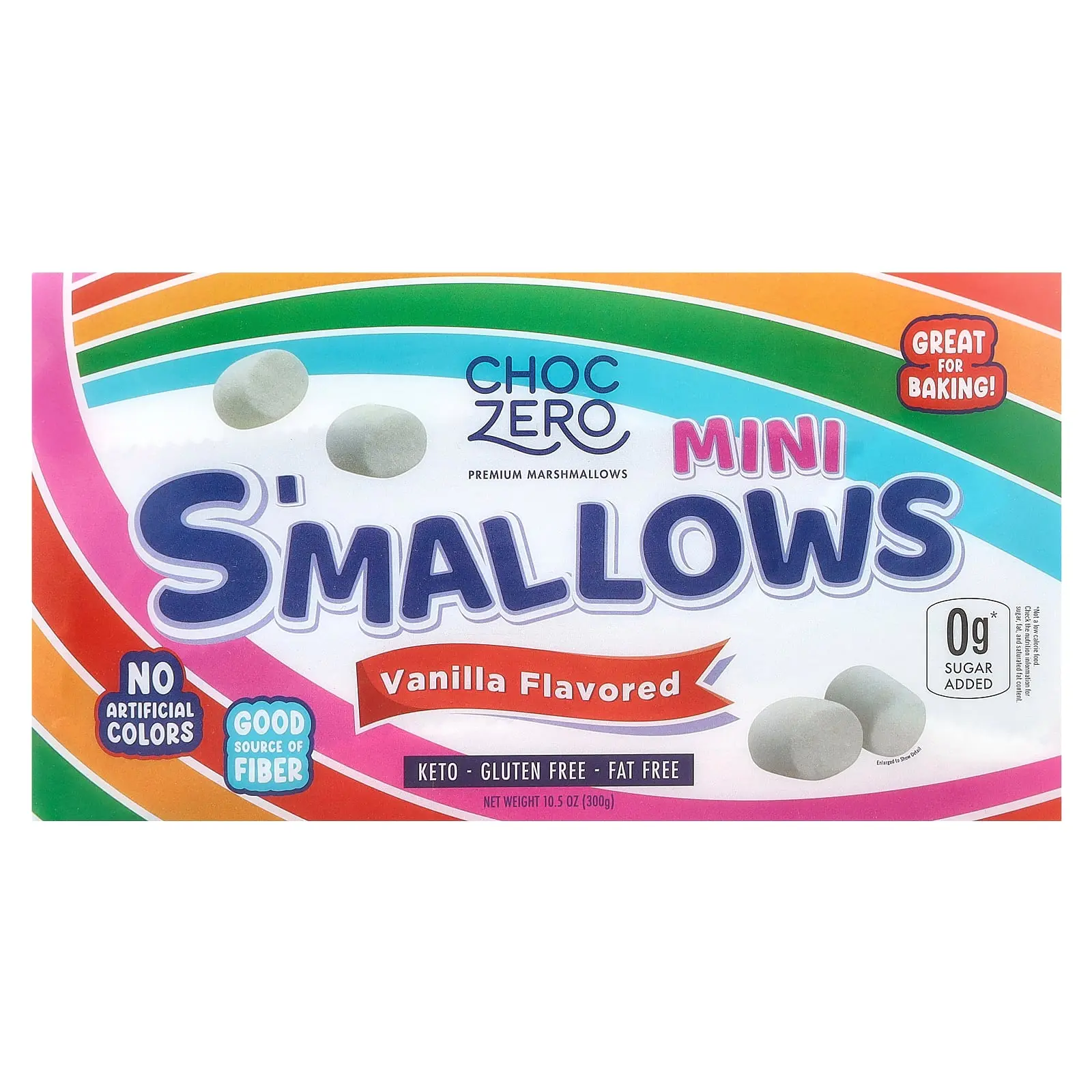 ChocZero Mini S'mallows, Vanilla, 10.5 oz (300 g)