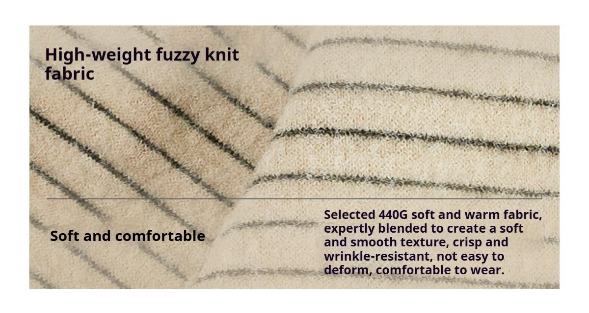 FDR Cozy Striped Fuzzy Hoodie with Faux Fur Collar Zip-up Oversized / Slim Sweater Oversized Fit Long Sleeve Fall / Winter Casual Womenswear Coats Outerwear Tops Jackets Sweatshirt #valentinesday #tiktokshopjumpstartsale #valentinesdaygift SpringStatement