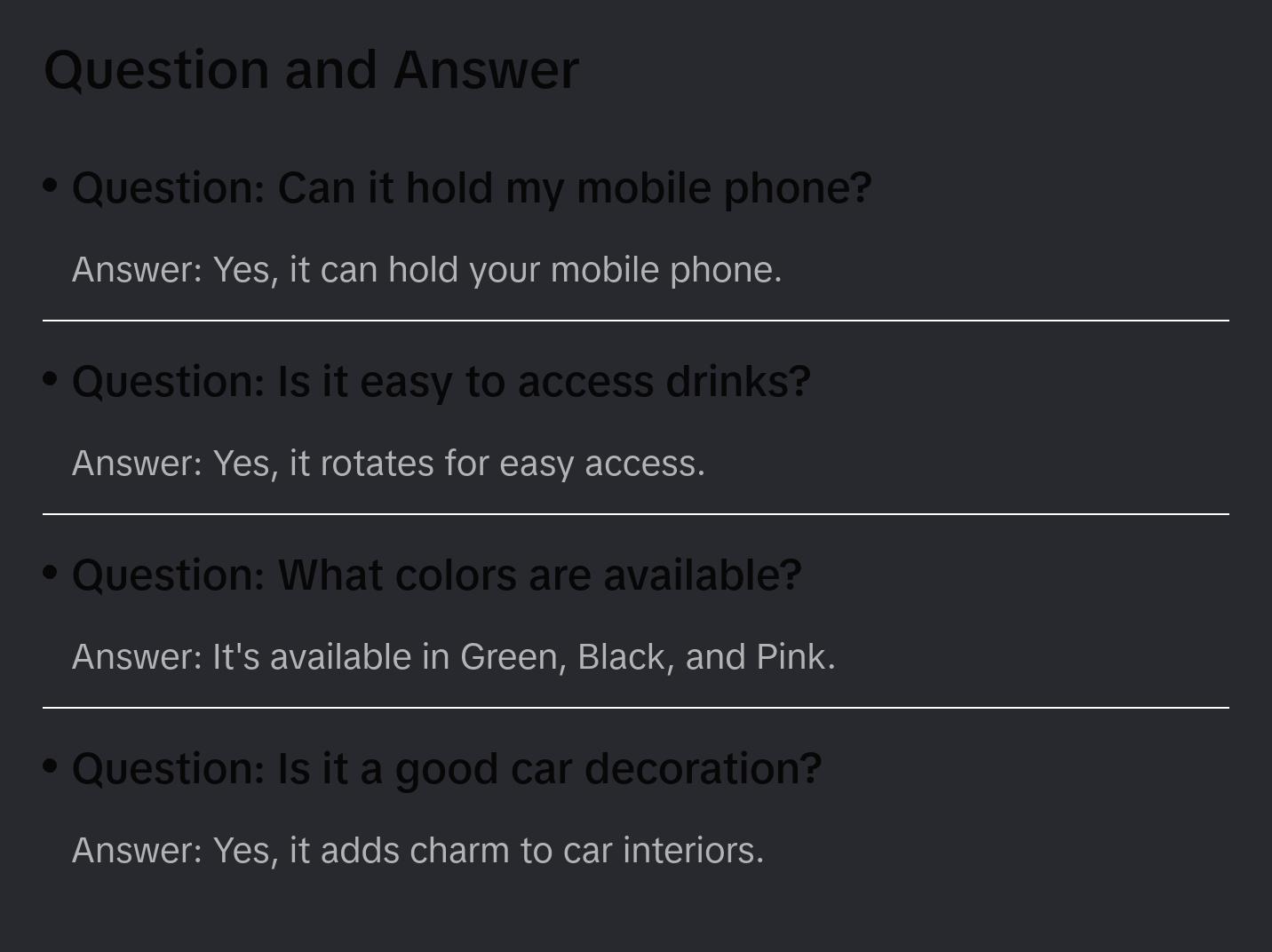 Car Cup Holder with Rotating Stand-Versatile Organiser