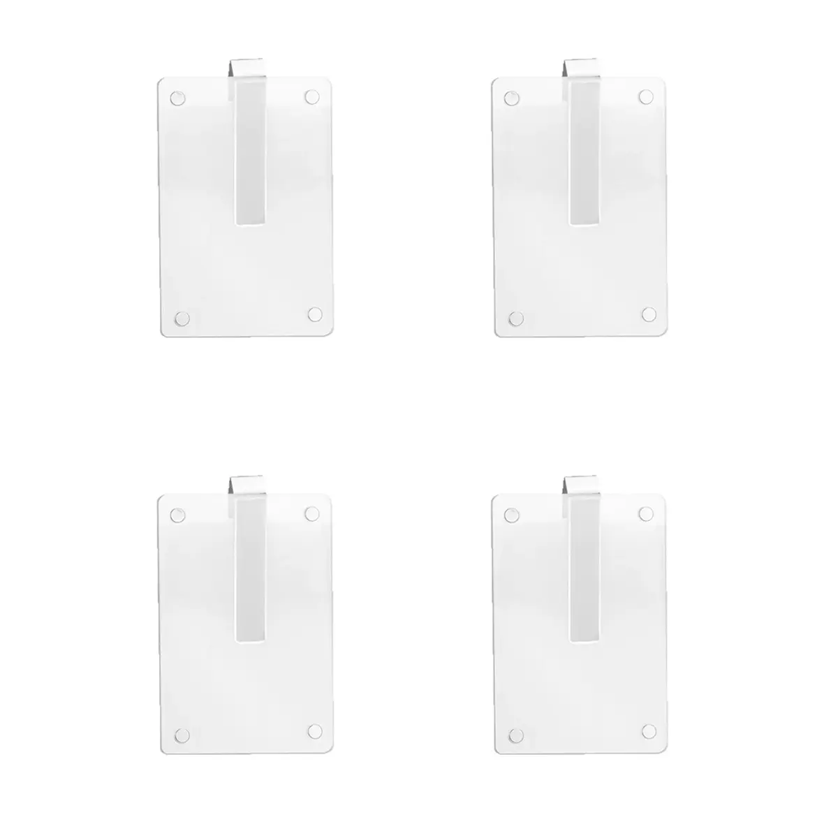 Car Picture Holder for Sun Visor – Magnetic 2.36"x3.5" Car Visor Photo Clip, Horizontal & Vertical Photo Display, Wallet-Size Clear Acrylic Car Picture Frame Perfect for Polaroid Go and Instax Mini