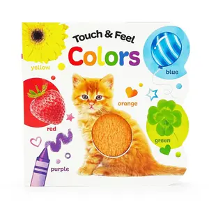 Top-Selling Touch and Feel Colors Baby & Toddler Sensory Board Book – Interactive First Words Learning