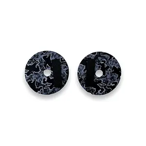 Western Equine Bit Guards - Stone Bronc Pattern