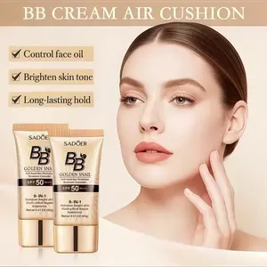BB Cream SPF 50 PA+++ Tinted Moisturizer, Hydrating Formula Sunscreen for Face, Suitable for Multiple Skin Types