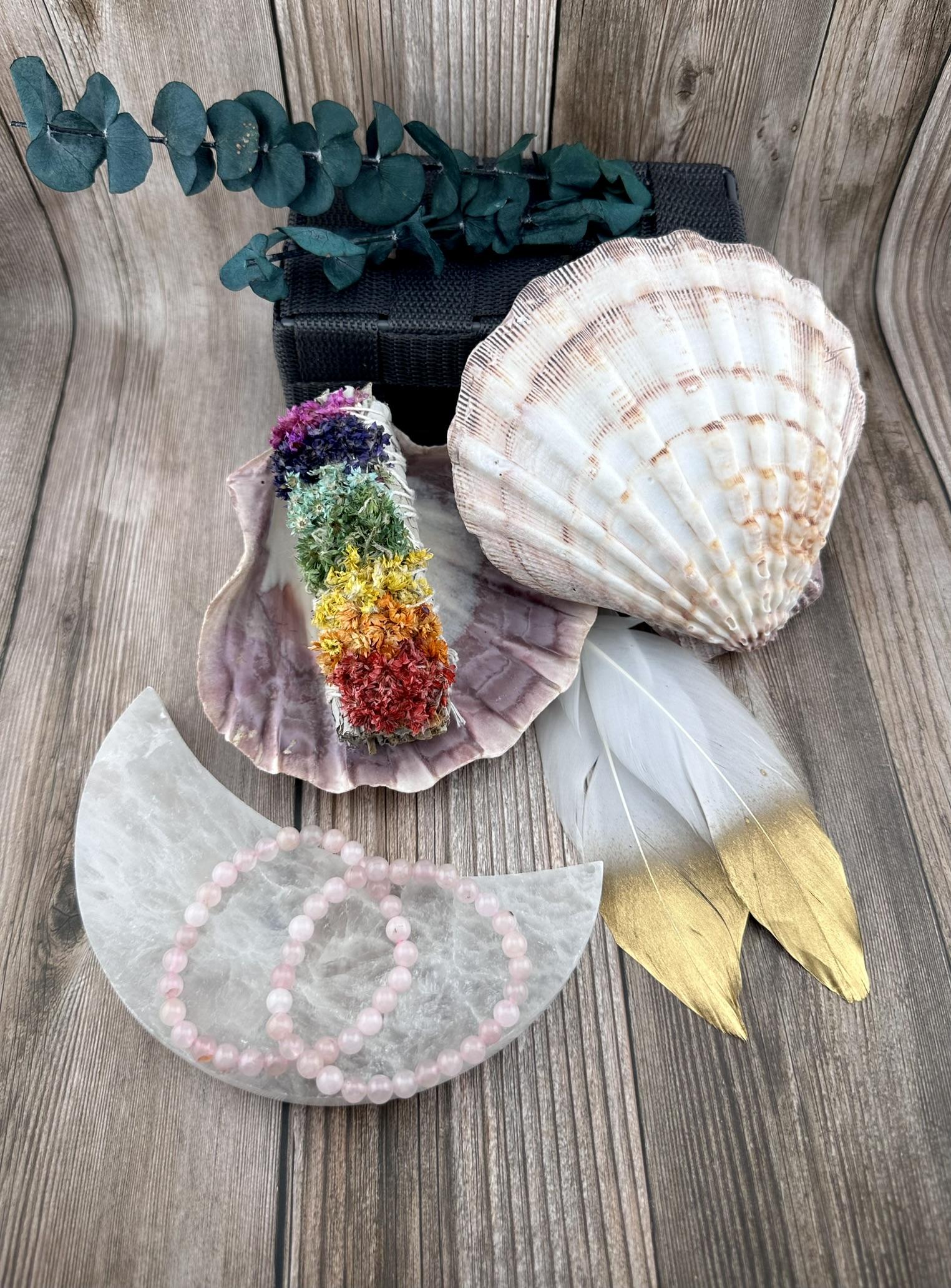 Natural Genuine Selenite moon Charging plates, crescent and full moon selenite plates for decor charging crystals candle plate natural healing and protective Selenite plates, moon phase decor