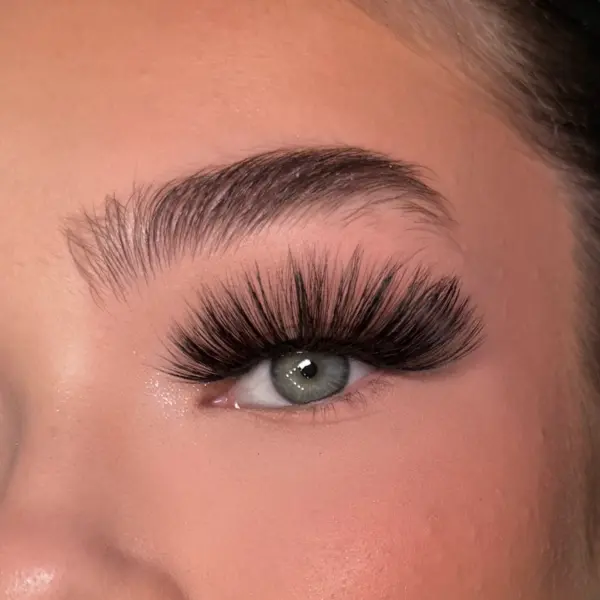 Charm Fancy Lash Wispy Strip Lash | Fluffy Lightweight 22mm Cosmetic Eyelashes, Faux Mink Makeup Lashes