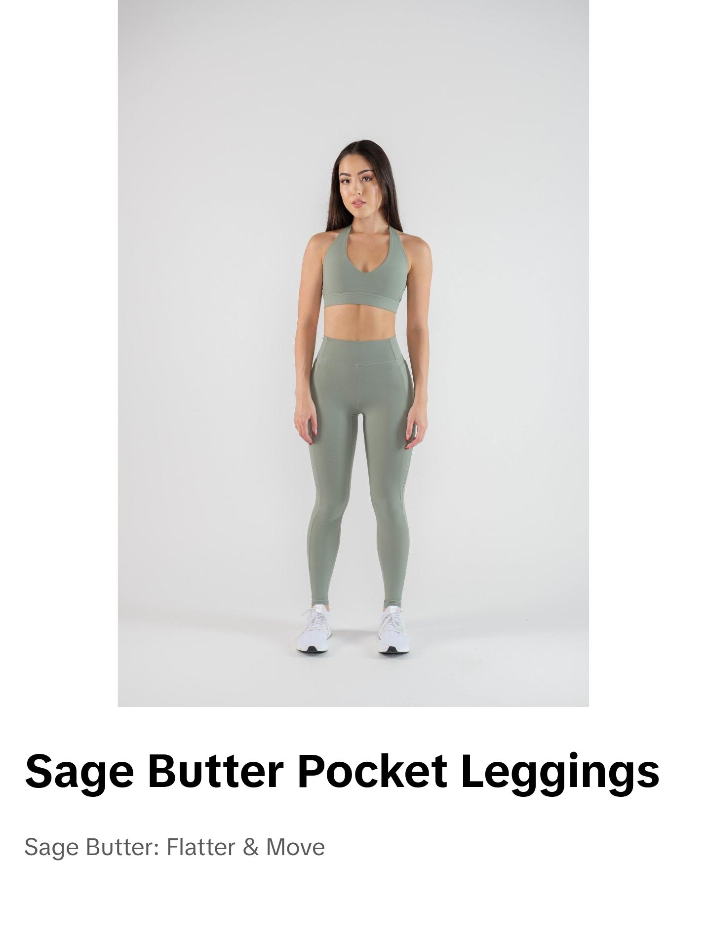 Sage Butter - Pocket Leggings