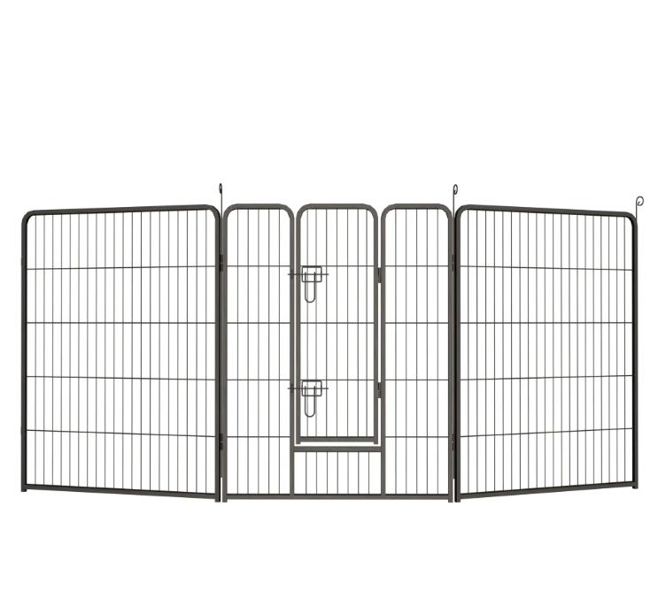Dog Playpen, 40 Inch 16 Panels Large Space Dog Playpen with Door, Escape-Proof Outdoor Dog Exercise Pen for Yard & Training Playpens
