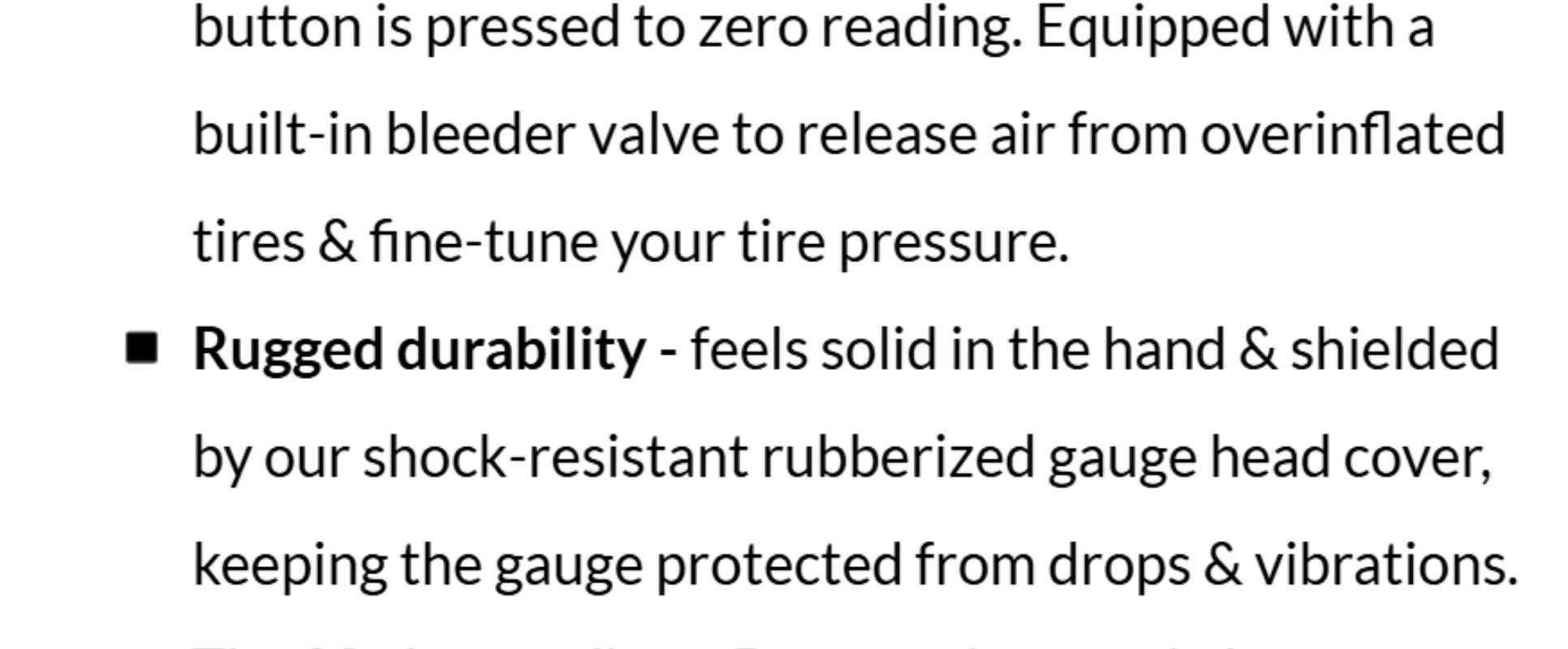 MBX-60 Presta Tire Pressure Gauge for Bikes (Max 60 PSI) | MTB & XC Series