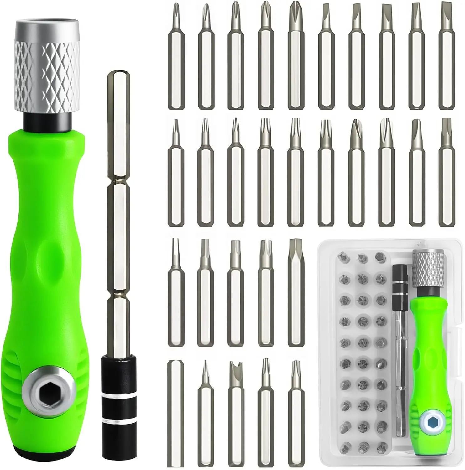 Screwdrivers Small 32 in 1 Small Precision Screwdriver Set, Magnetic Mini Screwdriver Set ...