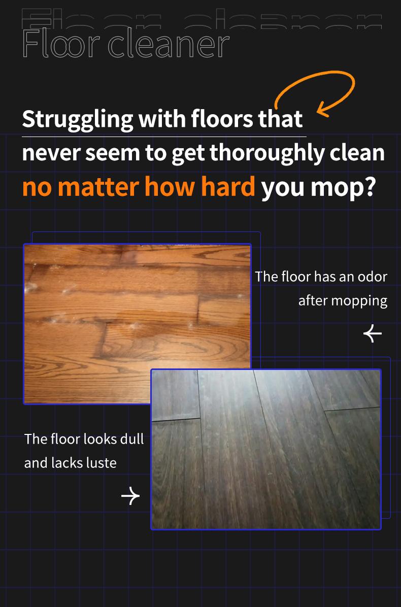 BOTARE Mop Soap - Enzyme-Powered Deep Clean, Quick-Dry, Pet/Kid-Safe, Works with Mops, Steam Mops & Sprayers - 17.6 Fl Oz Cleaner for All Floors