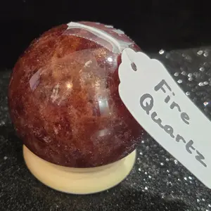 Fire Quartz Sphere