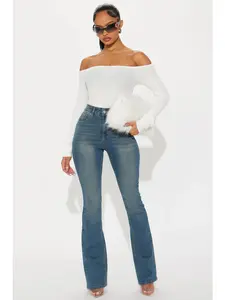 Tall Tucson Booty Lifting Stretch Bootcut Jeans Dark Wash Regular 34" Inseam & Tall 37" Inseam Medium Stretch 5 Pocket 11" High Rise