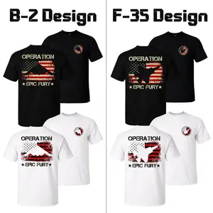 Operation Eric Fury T-Shirt, B-2 Tee, F-35 Tshirt, US Air Force Colection Shirts, Unisex Cotton Apparel For Women And Men
