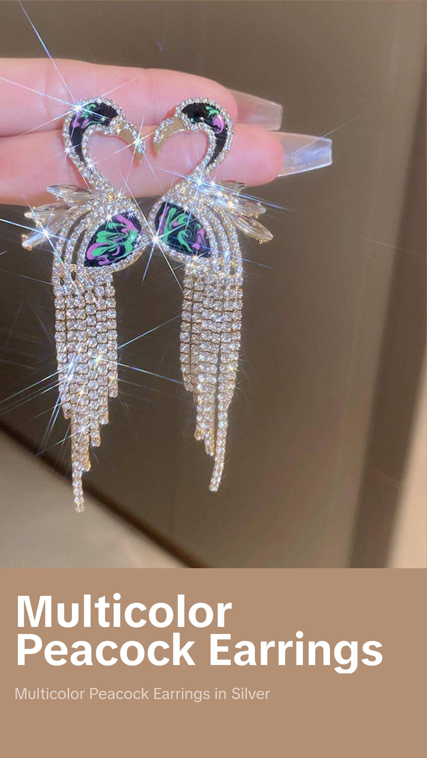 Beautiful Peacock Earrings By Advaya Perfect For Party