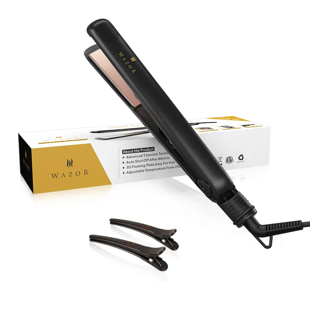 Pro 2-in-1 Hair Styling Tool - Straightener & Curler, Instant Heat Up, Automatic Shut Off, Digital LED Display, Adjustable Temperature (284℉-446℉), Heated Curling Iron for Silky Straight Hair & Easy Curls, Mother's Day Gift