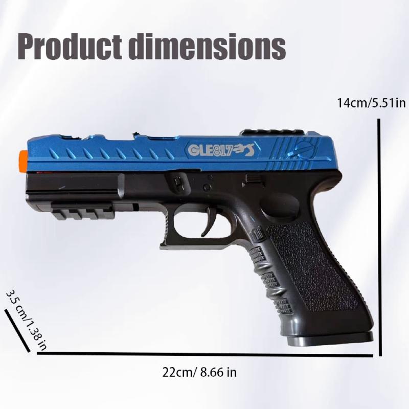 Blaster Gun,Electric Ball Blaster Pistol, High Gun Performance Cool Toy Gun, Rechargeable Splatter Ball Toys for Outdoor Activities Shooting Game Party Favors. Christmas and New Year Gifts