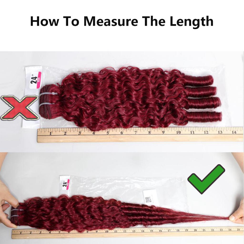 Lemoda Burmese Curly Bundles Human Hair Water Wave with Spiral Human Hair Bundles 100% Unprocessed Virgin Hair Extensions Dark Burgundy 99J Hair Bundles And 5X5 Lace Closure