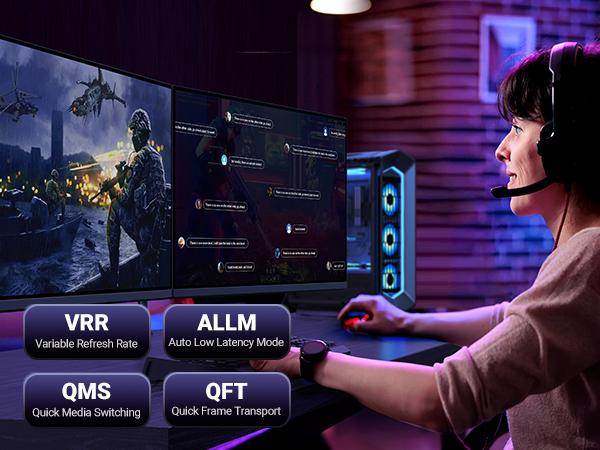 UGREEN 16K DisplayPort Cable 2.1 [VESA Certified] DP2.1 40Gbps Support 8K@240Hz 4K@240Hz HDR, HDCP, DSC 1.2a, Braided Display Port Cable Cord Compatible FreeSync G-Sync Video Card Monitor, 6.6FT