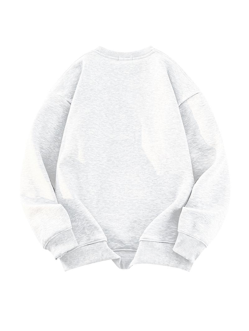 CCCMAI Casual Long Sleeve Crewneck Pullover Sweatshirt for Women & Men Festival Gift Available in Multiple Colors Men's Clothes for Daily Wear