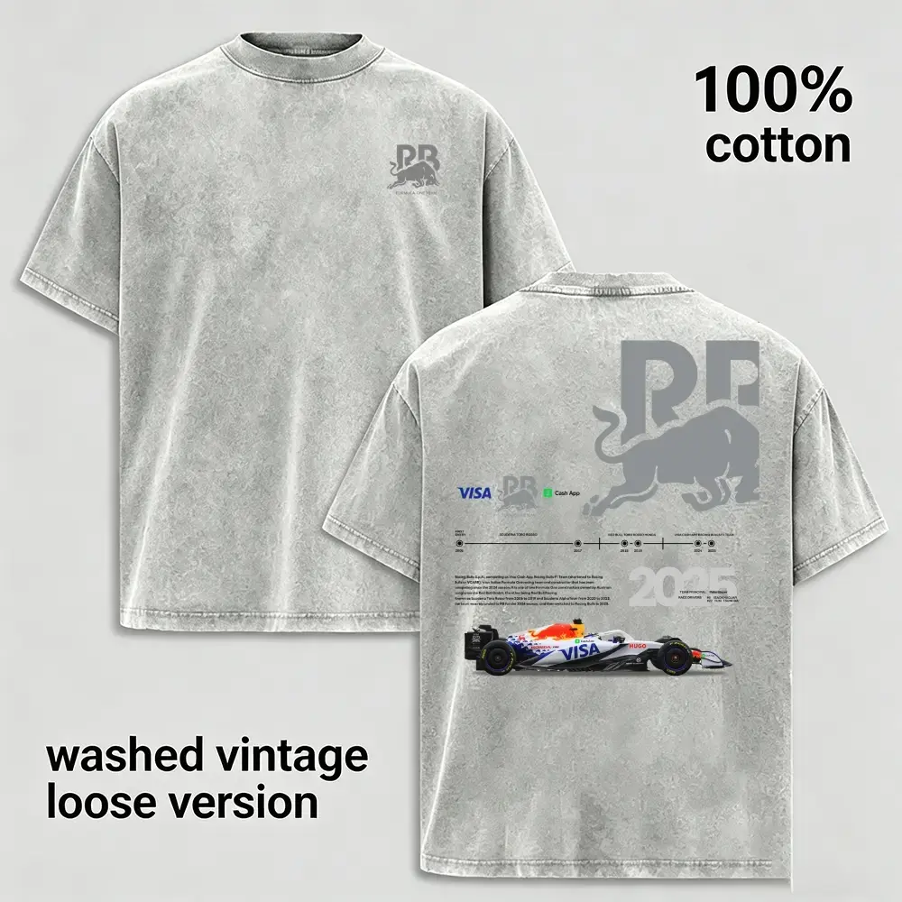 Vintage Open Wheel Racing Graphic T-Shirt for Men, Washed 100% Cotton Oversized Tee, Retro Motorsport Car Print Shirt, Speed Culture Streetwear, Loose Fit Crewneck Casual Graphic Tee, Soft Breathable Unisex Gift