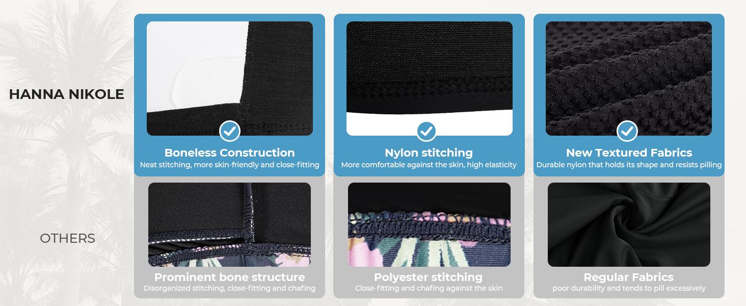 【S-XL】Hanna Nikole Popular Swimsuits, Womens Swimsuits, Textured Bathing Suit Tummy Control, Sexy Bikini