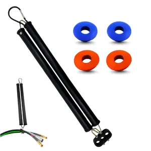 3 in 1 ABS Air Line Hose Kit w/ 20" Double Spring & 2 Red+2 Blue Seals
