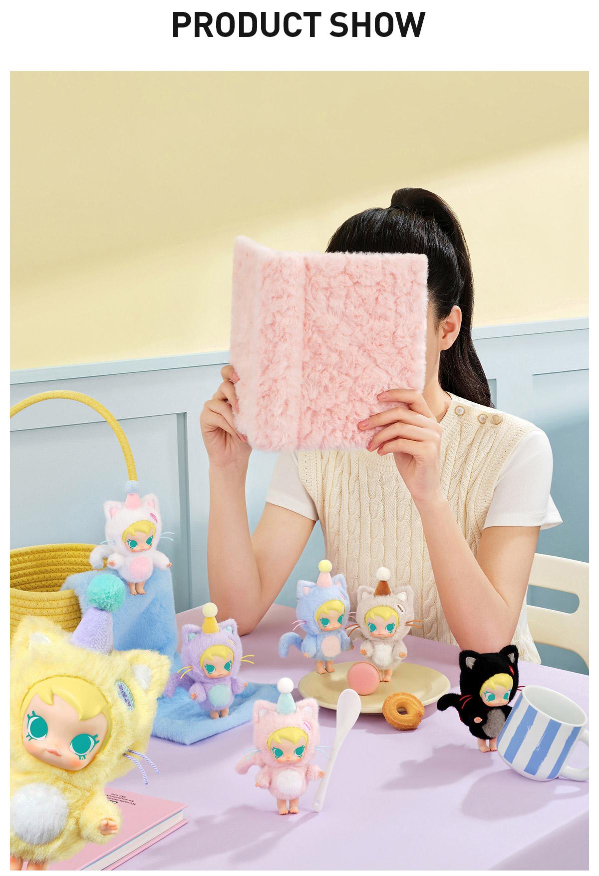 [Spanish]-Baby Molly Pocket Friends Series – Peluche de Vinilo Colgante en Caja Sorpresa