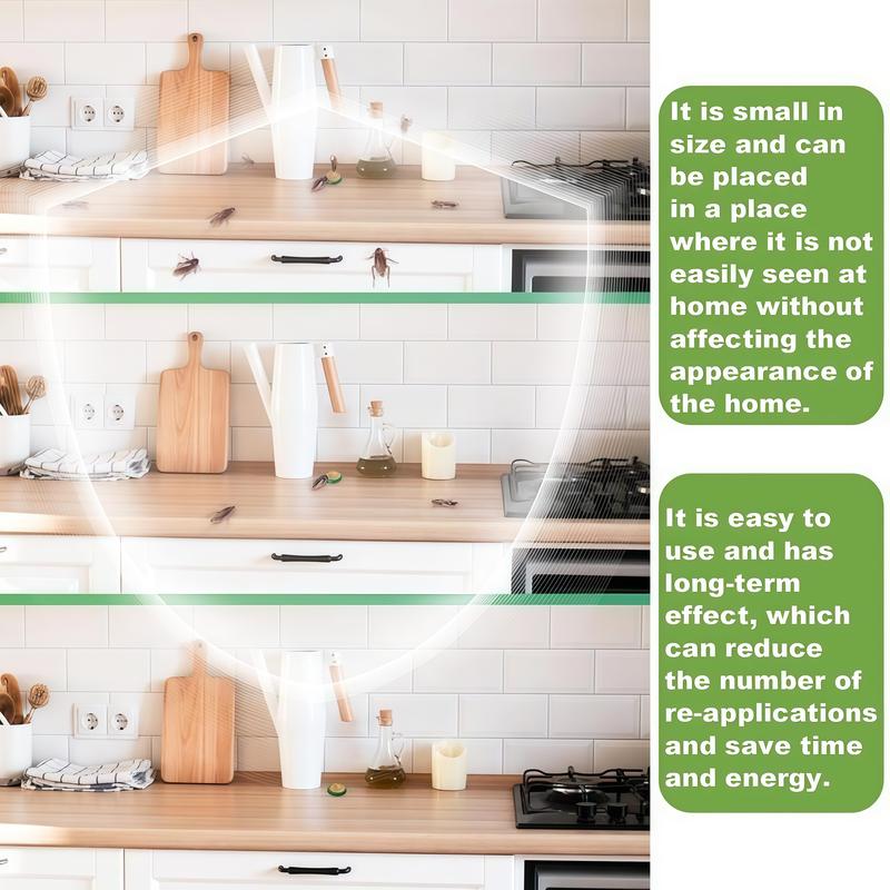 Indoor roach bait gel and trap, - 48 pieces, roach killer - home outdoor pest control dragonfly bug repellent bear spray advion cockroach Roach Bait Trap Kit moon moons  pry Cockroach Killer Repellent Set