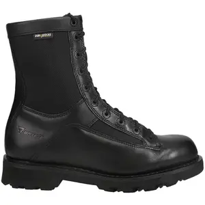 Bates Mens Durashocks 8 Inch Slip Resistant Soft Toe  Work/Duty - Black