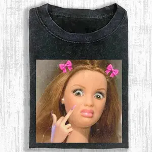 Funny Meme Doll Graphic Shirt, Sassy Barbie Shirt, Funny Doll T-shirt, Retro Meme Shirt, Meme Graphic Tee, Sassy Doll Shirt,Funny Girl Shirt