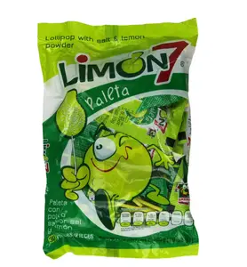 Limon 7 Paleta (Lollipop Covered with Lemon and Salt Powder)