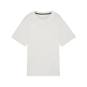 PUMA Womens Bmw M Motorsport Essentials Logo Crew Neck Short Sleeve Casual Tops Casual - Beige