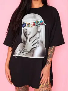 [Sale Up To 30%] + [Free Ship] CB Little Miss Drama Tour 2026 T-Shirt, Vintage Streetwear Music Shirt, Gift For Cardii Fan Men And Women