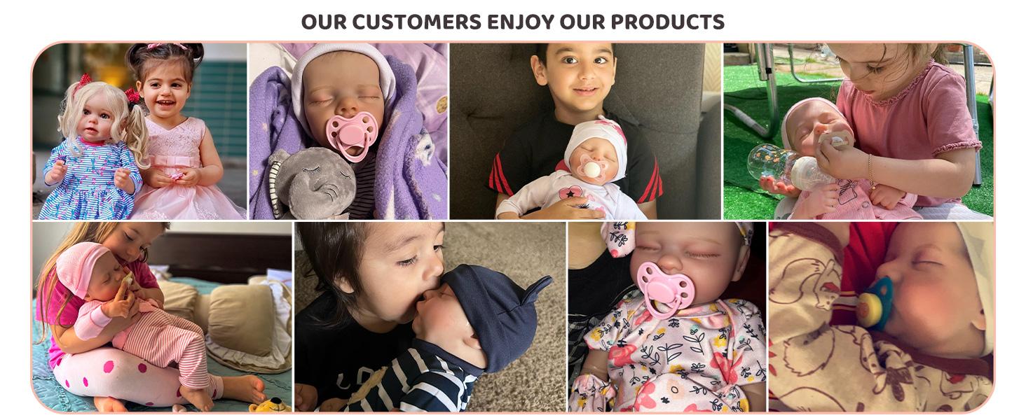 Babeside Realistic Reborn Baby Dolls 17/20/22 Inch Soft Weighted Body Lifelike Newborn Doll Girl & Boy with Gift Box for Kids Age 3+