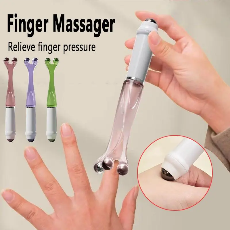 Handheld Finger Joint Acupoint Massager Rollers Hand Acupuncture Points Massagei Relaxation Blood Circulation Massage Tool SB4
