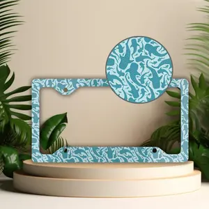 Whale Shark License Plate Frame: Beachy Blue Car Décor
